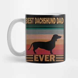 Dog Vintage Dachshund Dad Retro Wiener Dog s Retro Dachshund Dad Vintage Wiener Dog LoverClass paws Mug